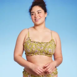 Women's Ruffle Detail Bralette Bikini Top - Wild Fable™ -Target GUEST a0bffd58 9e99 4439 95c3 c22625d534a1