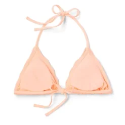 Women's Crochet Triangle Bikini Top - Wild Fable™ Peach -Target GUEST a65d7751 e5b8 4c60 a7f3 0cedee722e0a