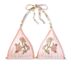 Women's Embroidered Detail Triangle Bikini Top - Wild Fable™ Multi Floral Print 13 Women's Embroidered Detail Triangle Bikini Top - Wild Fable™ Multi Floral Print -Target GUEST ab9a1794 8ff8 4f4f 95f1 00528fd26c79
