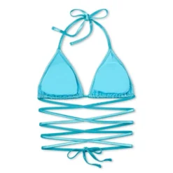 Women's Foil Triangle Bikini Top - Wild Fable™ Teal Green -Target GUEST b65cb6b9 54cb 4799 acf9 d4ded5bdc0c3