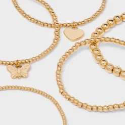 Butterfly And Heart Charm Stretch Bracelet Set 5pc - Wild Fable™ Gold 8 Butterfly And Heart Charm Stretch Bracelet Set 5pc - Wild Fable™ Gold -Target GUEST bb62e9ad fe76 4b5b be0b 50b32d4060e4
