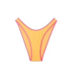 Women's Colorblock Ultra High Leg Extra Cheeky Bikini Bottom - Wild Fable™ Orange/Pink -Target GUEST cc3bff47 1676 45d1 a58c 041caf48a394