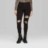 Women's Super-High Rise Distressed Skinny Jeans - Wild Fable™ Black 1 Women's Super-High Rise Distressed Skinny Jeans - Wild Fable™ Black -Target GUEST cce63fba 361e 4d07 8f31 a9375af6df1b