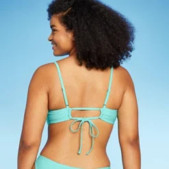 Women's Ruched Drawstring Front Bralette Bikini Top - Wild Fable™ -Target GUEST d0b657f5 abd0 4908 b197 561c729c54cd