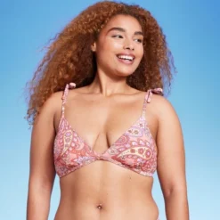 Women's Shoulder Tie Bralette Bikini Top - Wild Fable™ Peach Paisley Print 11 Women's Shoulder Tie Bralette Bikini Top - Wild Fable™ Peach Paisley Print -Target GUEST d48c23a4 3eac 4455 bcf3 1b1eb0e81c73