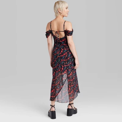 Women's Asymmetrical Midi Dress - Wild Fable™ 4 Women's Asymmetrical Midi Dress - Wild Fable™ - Image 2