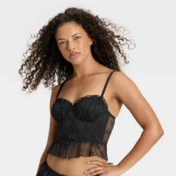 Women's Ruffle Lace Corset - Wild Fable™ -Target GUEST d97fe748 3888 41c1 bbda 7ecc9222fbc0