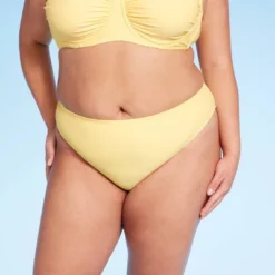 Women's Side-Tie Mid-Rise Cheeky High Leg Bikini Bottom - Wild Fable™ Yellow -Target GUEST ddd343c8 7515 4d85 9e60 16e22dd96a04