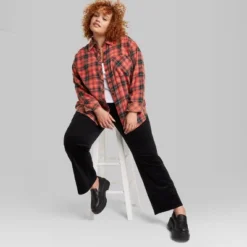 Women's Oversized Button-Down Flannel Shirt - Wild Fable™ Plaid 17 Women's Oversized Button-Down Flannel Shirt - Wild Fable™ Plaid -Target GUEST de06bc66 8b20 48d2 8837 4185e5f7d51a