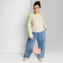Women's Mock Turtleneck Boxy Pullover Sweater - Wild Fable™ -Target GUEST dfab5c92 8912 481f b41d f3c234bb6c46