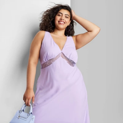 Women's Lace Detail Slip Midi Dress - Wild Fable™ 12 Women's Lace Detail Slip Midi Dress - Wild Fable™ - Image 10