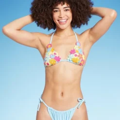 Women's Mixed Icon Crochet Triangle Bikini Top - Wild Fable™ Blue 11 Women's Mixed Icon Crochet Triangle Bikini Top - Wild Fable™ Blue -Target GUEST e81548ac 48ef 43e8 bf10 cff1a0d511ef