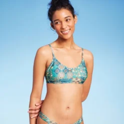 Women's Scoop Front Bralette Bikini Top - Wild Fable™ Blue Patchwork Print 16 Women's Scoop Front Bralette Bikini Top - Wild Fable™ Blue Patchwork Print -Target GUEST e990b318 4981 43a0 903c 60929d9e08ff
