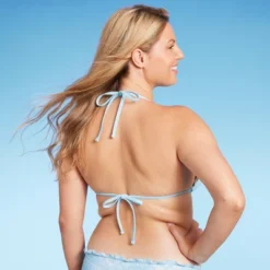 Women's Lace Detail Triangle Bikini Top - Wild Fable™ Blue 12 Women's Lace Detail Triangle Bikini Top - Wild Fable™ Blue -Target GUEST ef5378b5 46a3 4daa a29b 5f09ec9fb198