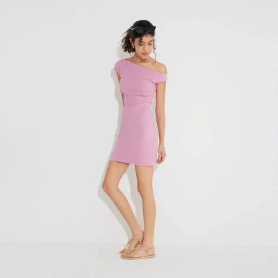 Women's Knit Mini Bodycon Dress - Wild Fable™ 4 Women's Knit Mini Bodycon Dress - Wild Fable™ - Image 2