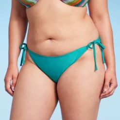 Women's Side-Tie Cheeky Bikini Bottom - Wild Fable™ Green -Target GUEST efe6a010 1959 41ce 86f5 53ac5d7a308b