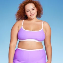 Women's Colorblock Square Neck Bralette Bikini Top - Wild Fable™ -Target GUEST f073177e 668e 4dc6 9415 4f16f55c4023