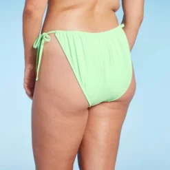 Women's Adjustable Coverage Side-Tie Bikini Bottom - Wild Fable™ Light Green -Target GUEST f478787b 27ad 4e92 ac3e 6e94f9bc12c8