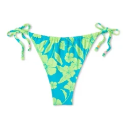 Women's Adjustable Coverage Bikini Bottom - Wild Fable™ Blue/Green Tropical Print -Target GUEST fa23d8f8 71bf 4d03 90fb 9049c3359d87