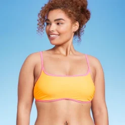 Women's Colorblock Square Neck Bralette Bikini Top - Wild Fable™ -Target GUEST fddab267 e735 4726 b85e 1ce6db961e19